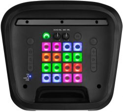   2E Party Boom, Black, 200 , Bluetooth 5.0, RGB    , FM , 64  DJ , USB, AUX, 12000 mAh (2E-DSPB200W) -  4