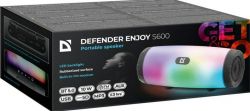   Defender (65603) Enjoy S600 10, Light/FM/microSD/USB, Black -  5
