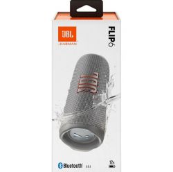 ������� ���������� 2.0 JBL Flip 6, Grey, 30 B�, Bluetooth, �������� �� �����������, 4800 mAh, IPX7 �������������� (JBLFLIP6GREY) - �������� 6