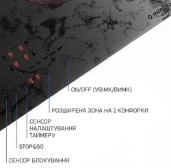 Електрична варильна поверхня Minola MHS 6272 KMR - Картинка 8
