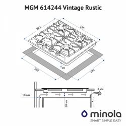   MINOLA MGM 614244 IV Vintage Rustic -  7
