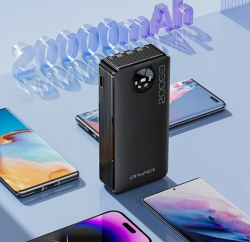 УМБ Awei P134K 20000mAh 4 in 1 Black UA UCRF - Картинка 3