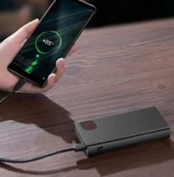 ��� Baseus Adaman Metal Digital Display 20000mAh 22.5W (P10021502112-01) Quick Charge Black EU - �������� 5