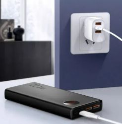 ��� Baseus Adaman Metal Digital Display 20000mAh 22.5W (P10021502112-01) Quick Charge Black EU - �������� 6