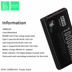 УМБ Denmen DP43 10000Mah black EU - Картинка 4