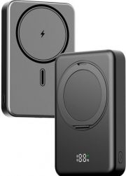 УМБ Gelius Holdix Magnetic Wireless Charge GP-PBW302 10000mAh 15W black UA UCRF - Картинка 4