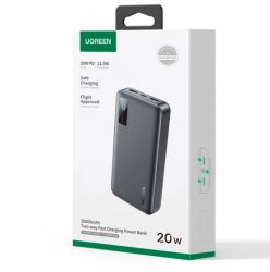 УМБ Ugreen PB312 20000mah PD 20W LED Black (25683) UA UCRF - Картинка 2