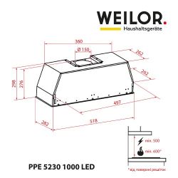 ������� WEILOR PPE 5230 SS 1000 LED Strip - �������� 8
