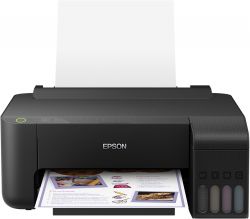 Принтер Epson L1110 (C11CG89403) Black + чернила Barva + фотобумага Barva (L1110-KIT)