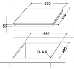 Електрична варильна поверхня Whirlpool AKT 8900 BA - Картинка 2