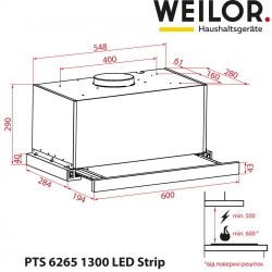  WEILOR PTS 6265 WH 1300 LED Strip -  14