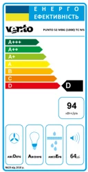 Витяжка VENTOLUX PUNTO 52 MBG (1000) TC MS - Картинка 7
