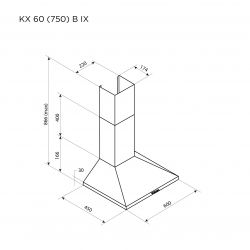 Витяжка Pyramida KX 60 (750) B BL (4260674994739) - Картинка 9