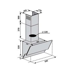 Вытяжка Ventolux RIMINI 60 BG (500) PB - Картинка 6