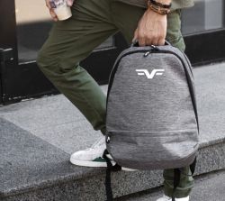 Рюкзак для ноутбука 15.6" Frime Whitenoise Grey - Картинка 7