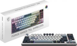 Клавиатура MSI Forge GK600 TKL W SKY Wireless/Bluetooth/USB White (S11-43UAP01-HH9) - Картинка 5