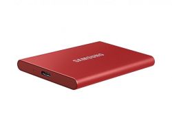 SSD  SAMSUNG T7 2TB USB 3.2 GEN.2 RED (MU-PC2T0R/WW) -  7