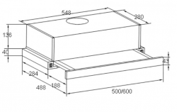 Вытяжка Liberty 265 Slide W - Картинка 2