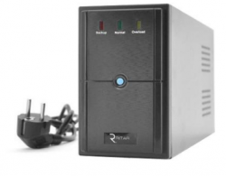    Ritar E-RTM650 ELF-L Black, 650 , 390 , AVR, 2  (Schuko),  12/7 x 1 ,  RJ45,   (E-RTM650L) -  1