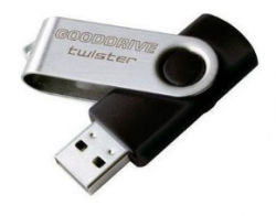 USB   Goodram 32GB UTS3 Twister Black USB 3.0 (UTS3-0320K0R11)