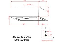  WEILOR PBS 52300 GLASS BL 1000 LED Strip -  5