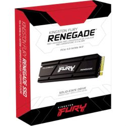 SSD  Kingston Fury Renegade with Heatsink 1TB M.2 2280 PCIe 4.0 x4 NVMe 3D TLC (SFYRSK/1000G) -  3