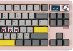 Клавиатура EPOMAKER Shadow-S Wisteria Linear Pink (SHS-P-WL) - Картинка 3