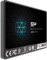 SSD  Silicon Power A55 512Gb SATAIII TLC (SP512GBSS3A55S25) -  2