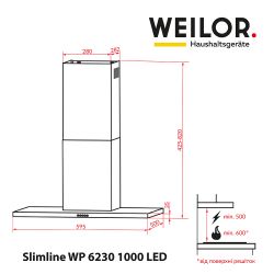  WEILOR Slimline WP 6230 WH 1000 LED -  9
