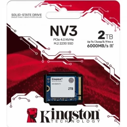 SSD накопитель Kingston NV3 2TB M.2 2230 PCIe Gen4.0 x4 NVMe 3D NAND (SNV3SM3/2T0) - Картинка 3