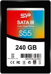 SSD  Silicon Power Slim S55 240Gb SATA3 2.5" TLC (SP240GBSS3S55S25) -  3