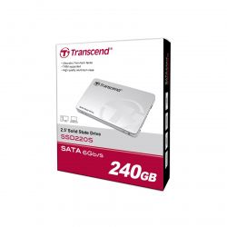   240Gb, Transcend SSD220, SATA3, 2.5", TLC, 500/330 MB/s (TS240GSSD220S) -  4