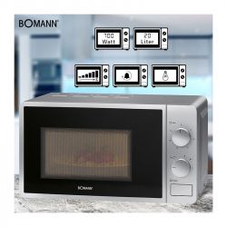 Микроволновая печь Bomann MW 6014 CB Silver - Картинка 4