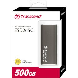 SSD  Transcend 500GB ESD265C USB Type C (TS500GESD265C) -  4
