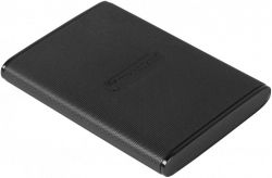   SSD, 500Gb, Transcend ESD270C, Black, USB 3.1, 3D TLC, 520/460 MB/s (TS500GESD270C) -  3