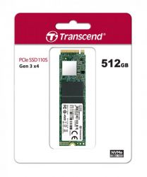 SSD  Transcend MTE110S 512Gb NVMe M.2 3D TLC (TS512GMTE110S) -  4