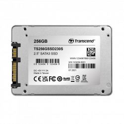   256Gb, Transcend SSD230S, SATA3, 2.5", 3D TLC, 560/520 MB/s (TS256GSSD230S) -  4
