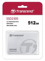   512Gb, Transcend SSD230S, SATA3, 2.5", 3D TLC, 560/520 MB/s (TS512GSSD230S) -  7