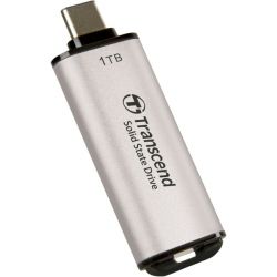 SSD  Transcend ESD300 1TB USB 3.1 Gen 2 Type-C Silver (TS1TESD300S) -  3
