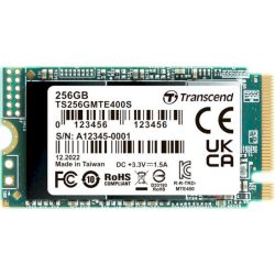 SSD  Transcend MTE400S 256GB M.2 PCIe 3.0 2242 (TS256GMTE400S) -  2