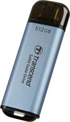 SSD  Transcend ESD300 Blue 512GB USB 3.1 Gen 2 Type-C (TS512GESD300C) -  7
