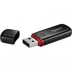 USB   Apacer 16GB AH333 black USB 2.0 (AP16GAH333B-1) -  1