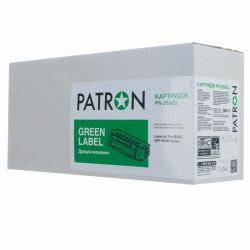  Patron GREEN Label HP 26A (CF226A), Black, LJ Pro M402d/M402dn/M402n/M426dw/ (PN-26AGL) -  1