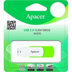 USB   Apacer 64GB AH335 Green USB 2.0 (AP64GAH335G-1) -  4