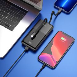 УМБ Hoco Q9 Pro Shell 22.5w+PD20W 10000mAh чорний - Картинка 6