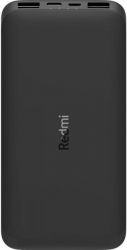    10000 mAh, Xiaomi Redmi Power Bank Black -  1