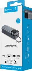 УМБ Sandberg All-in1 27000mAh PD 240W Grey (421-31) - Картинка 6