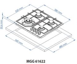 ������� �������� ����������� Minola MGG 61622 WH - �������� 3