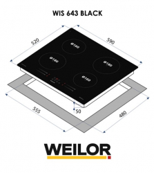 ������������ �������� ����������� WEILOR WIS 643 BLACK - �������� 2
