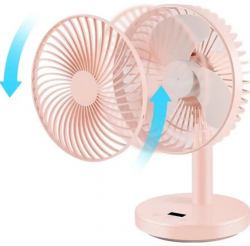 Вентилятор портативный Jile Desktop small fan 01 Pink - Картинка 2